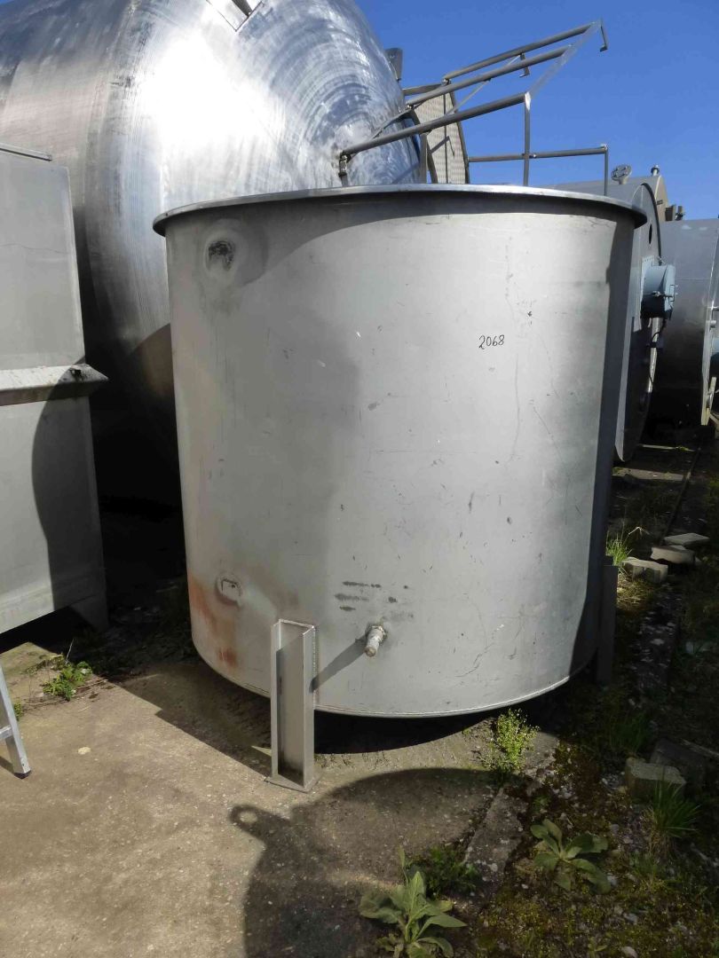 Lagerbeh&auml;lter aus Edelstahl V2A, oben offen (1)