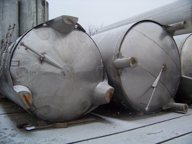 Lagerbehälter aus Edelstahl, (fr. 1256GL) KZE-Tank (2)