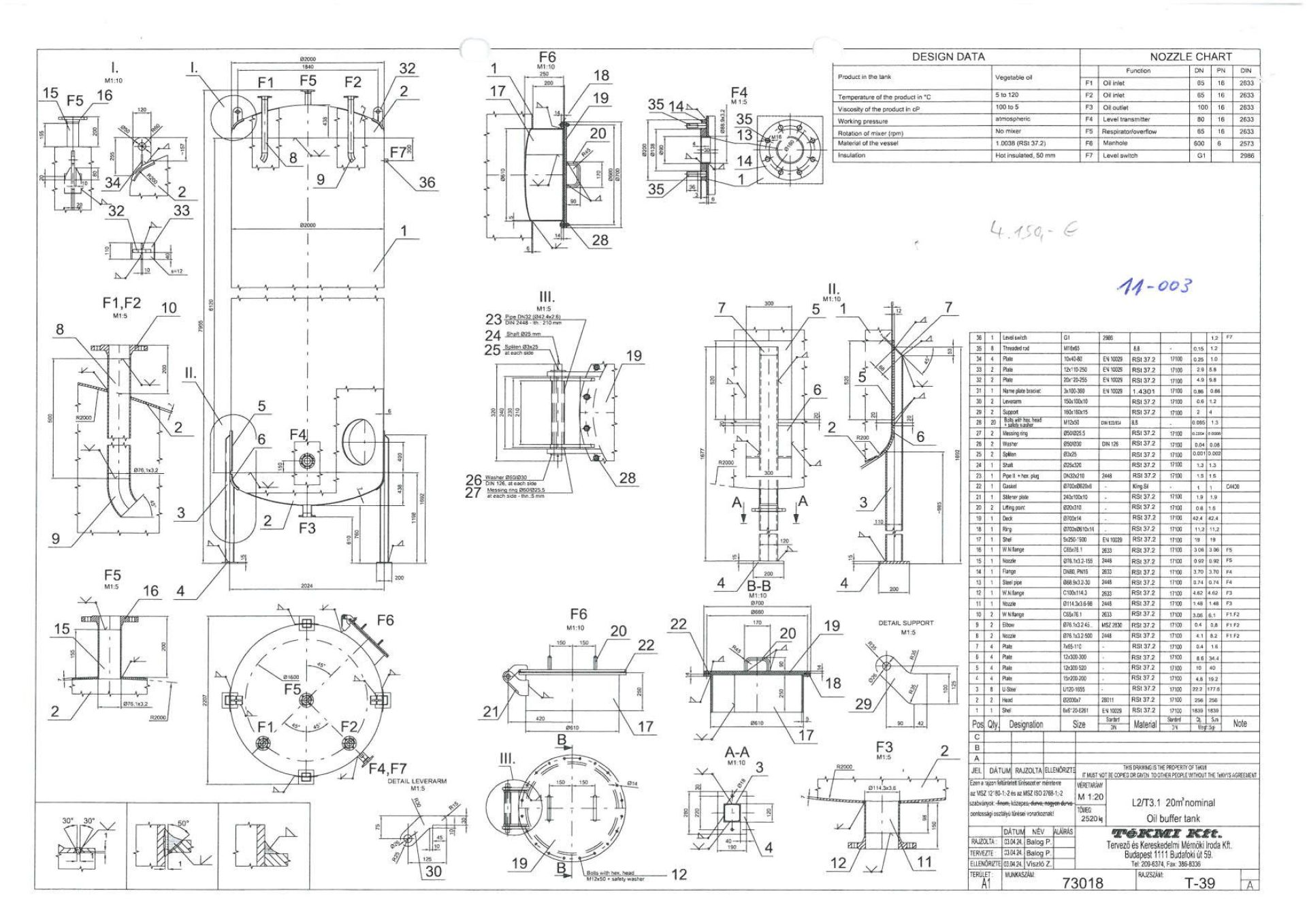 Lagerbehälter aus Stahl,- ungebraucht - (3)
