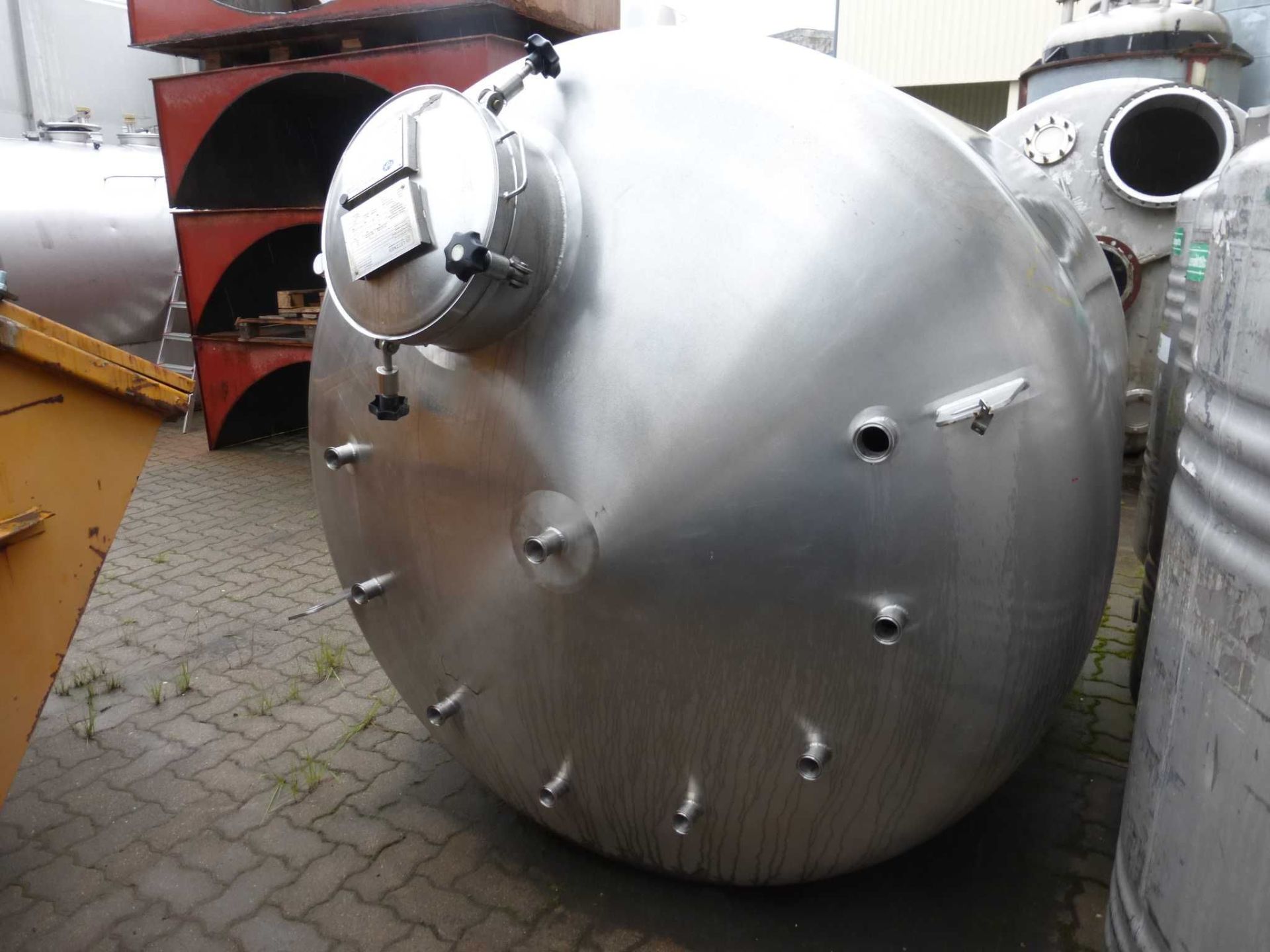 Druckbehälter aus Edelstahl, Reinstwasserbehälter (4)