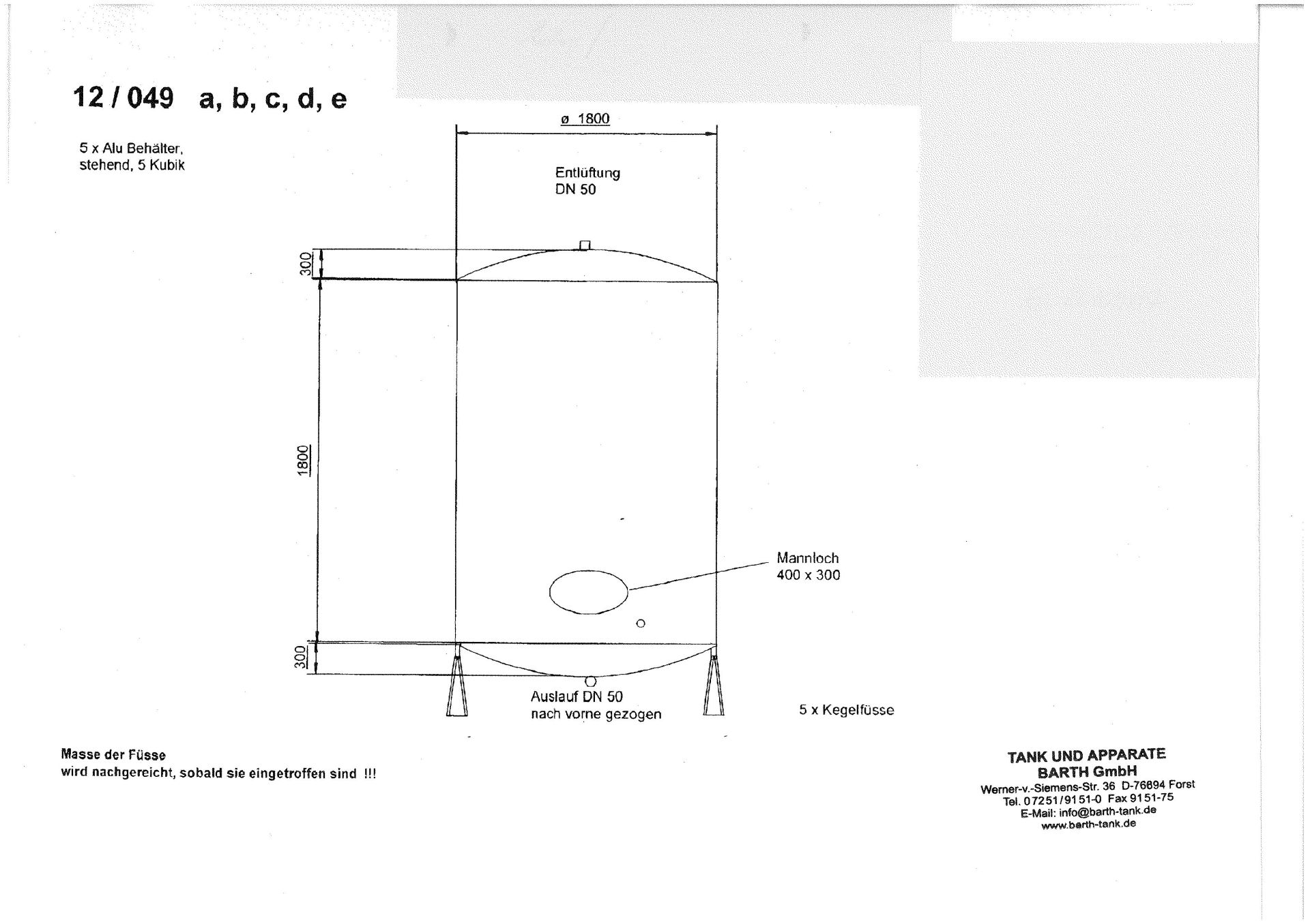 Lagerbehälter aus Aluminium, innen beschichtet (3)