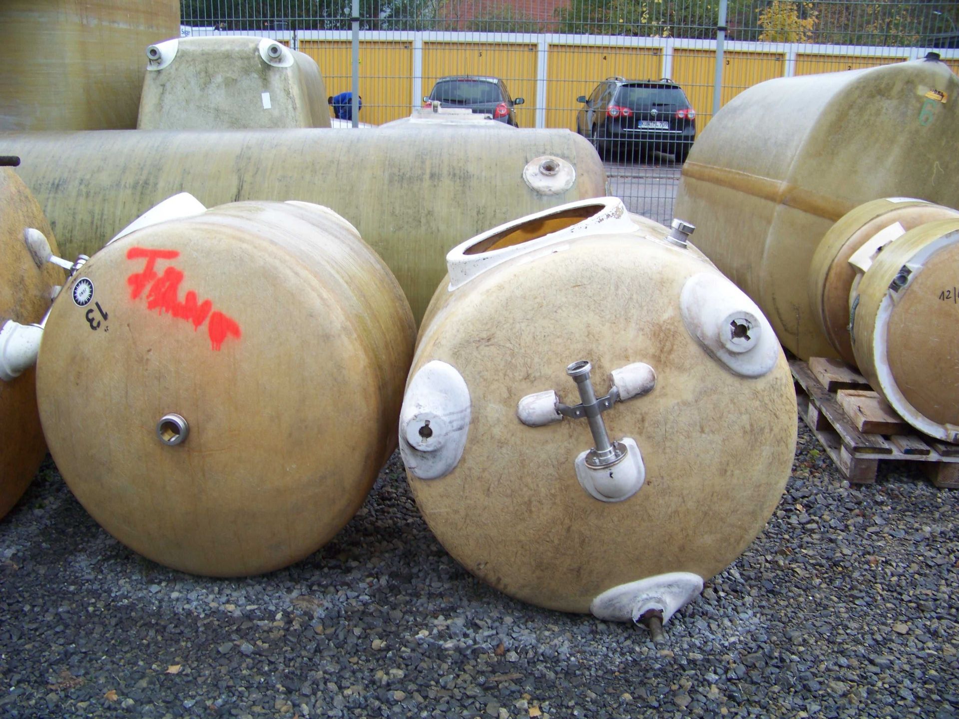 Lagerbehälter aus GFK, (Weinlagertanks) (3)