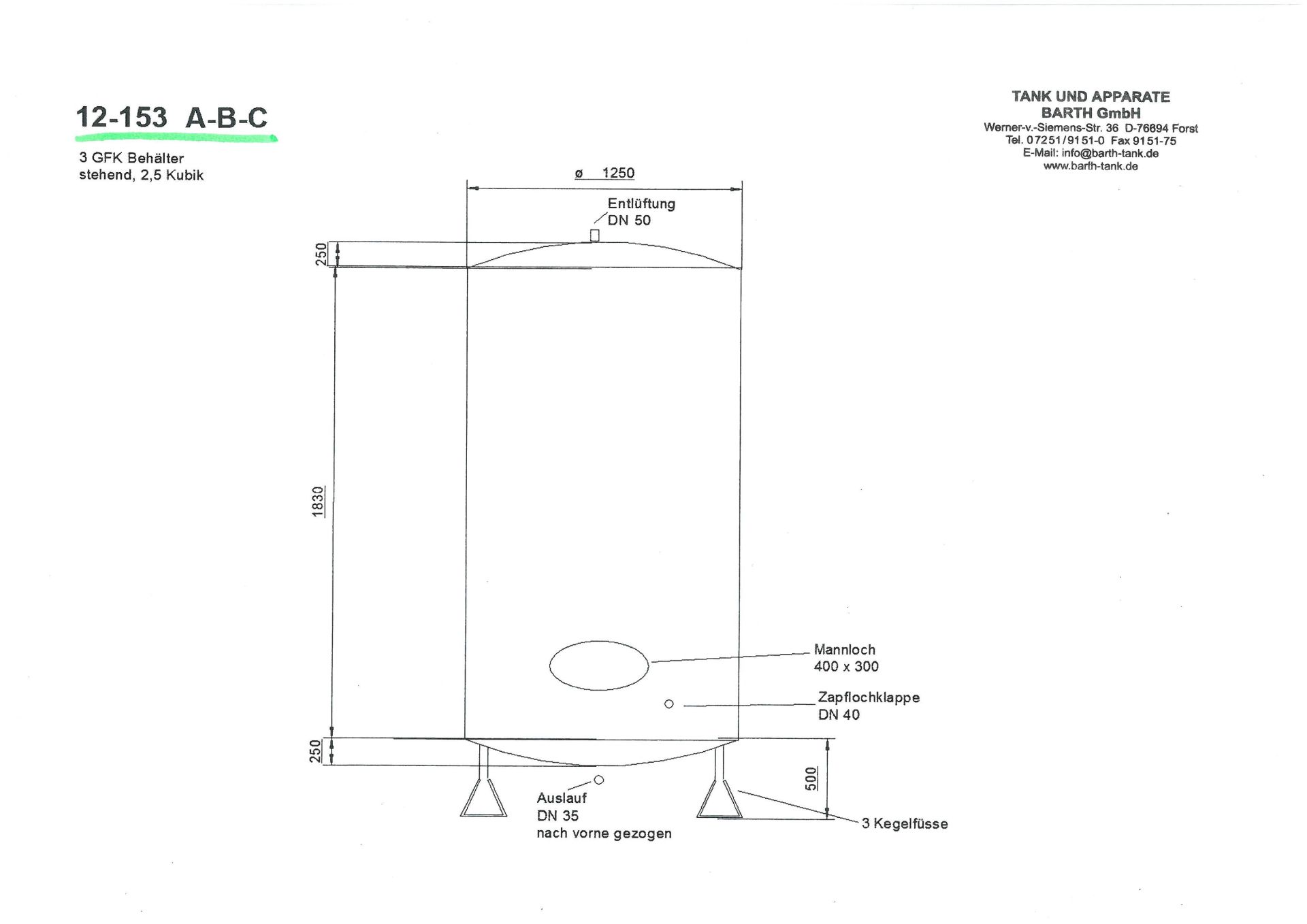 Lagerbehälter aus GFK, Weinlagerbehälter (3)