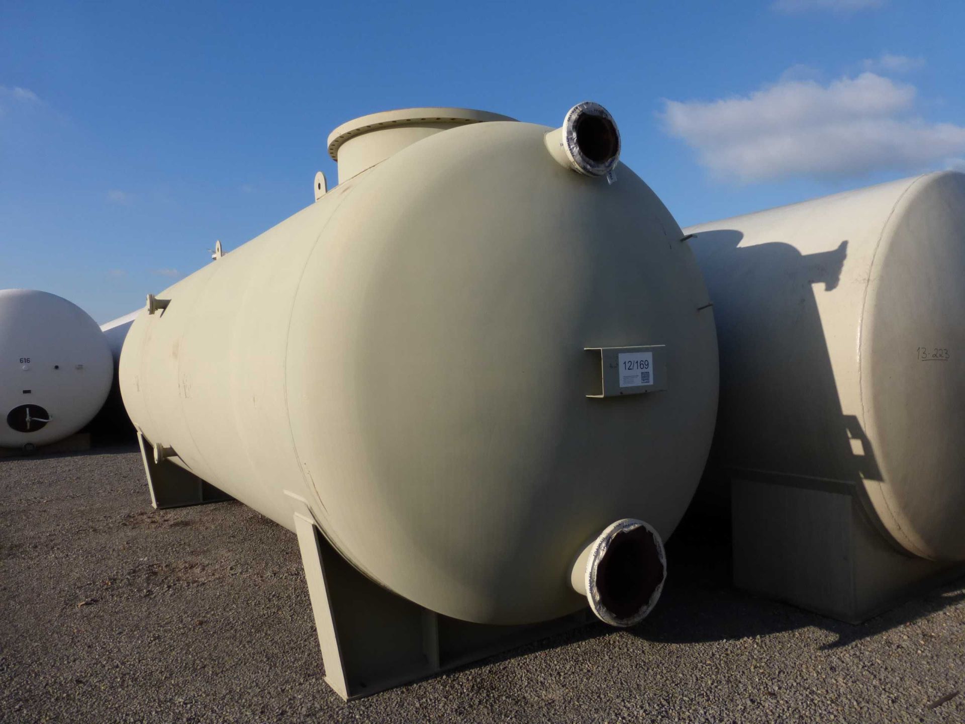 Druckbehälter aus Stahl, -ungebraucht- (2)