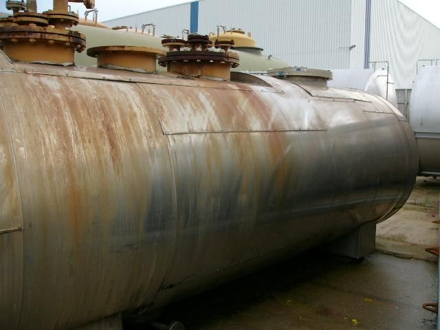 Liegender Chemie-Druckbehälter aus Edelstahl (2)