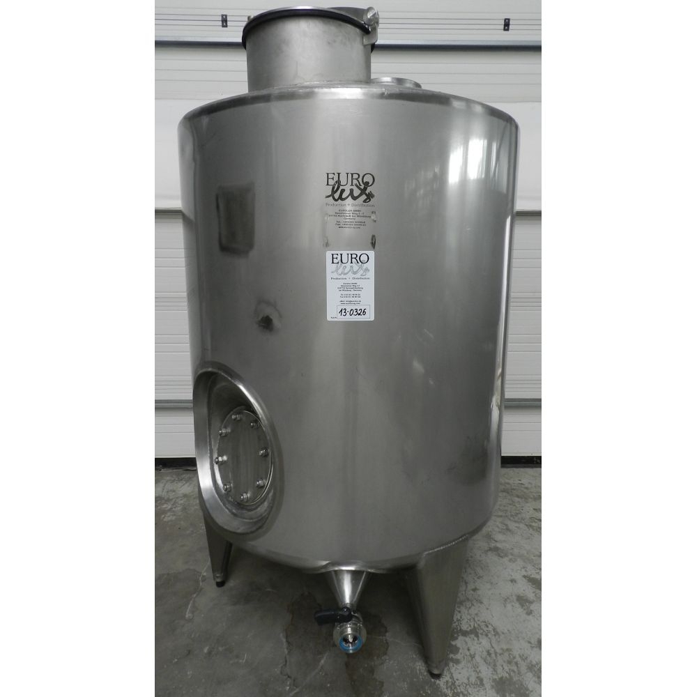 R&uuml;hrwerksbeh&auml;lter aus Edelstahl V2A,mit K&uuml;hlmantel (1)