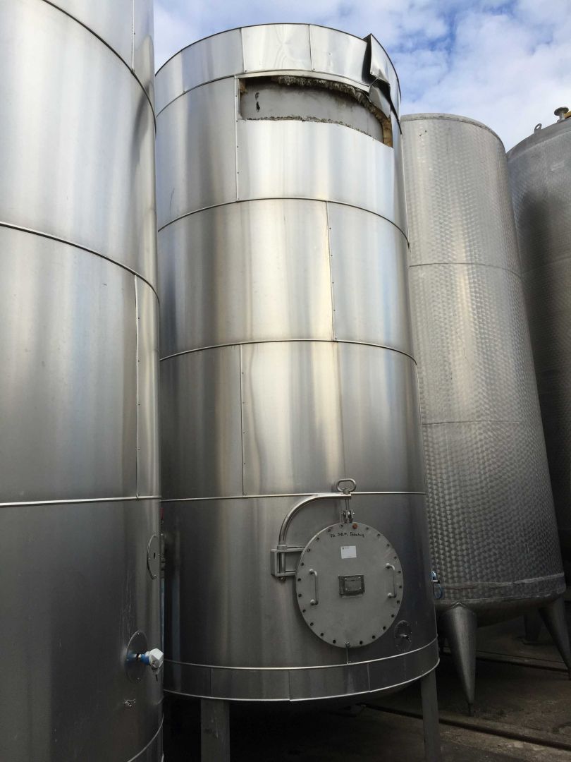 Druckbeh&auml;lter aus Edelstahl (V2A), isoliert (1)