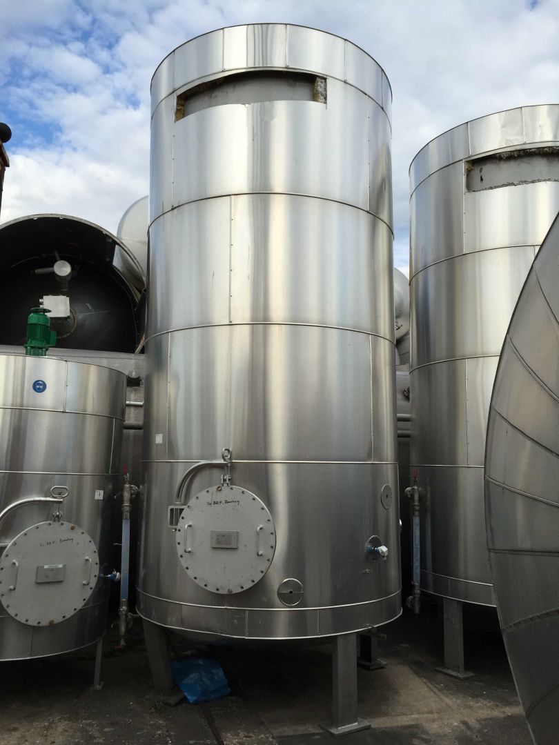 Druckbehälter aus Edelstahl (V2A), isoliert (2)