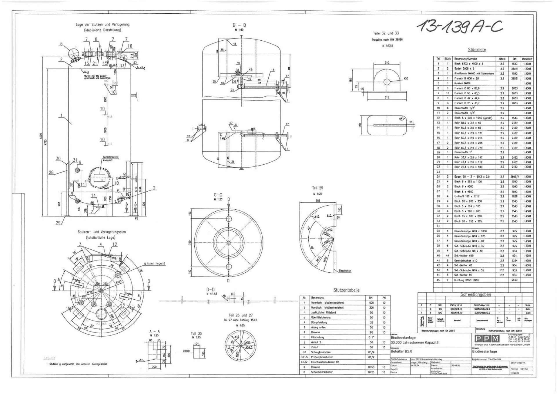 Druckbehälter aus Edelstahl (V2A), isoliert (3)