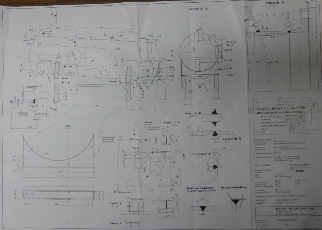 Druckbehälter aus Stahl, kühl-/heizbar (2)
