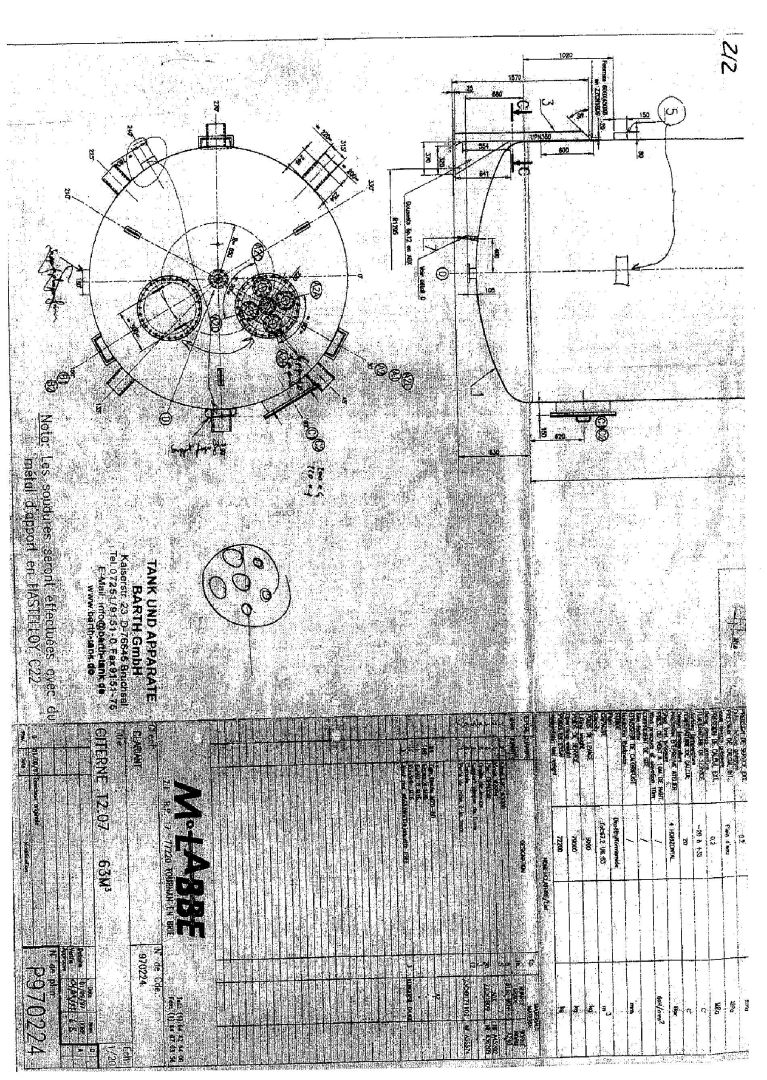 Druckbehälter aus Edelstahl V4A, WSt. 1.4435 (5)