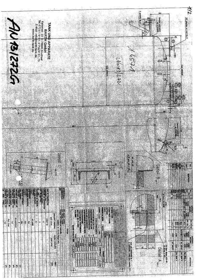 Druckbehälter aus Edelstahl (V4A), WSt 1.4571 (4)