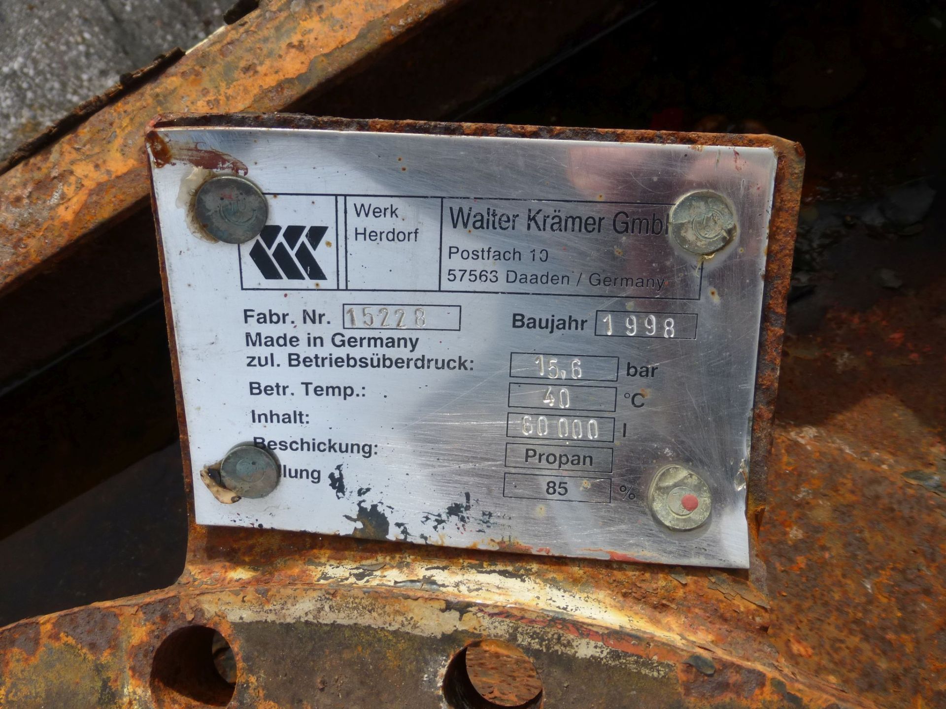 Gasbehälter aus Stahl, Flüssiggaslagertank (4)