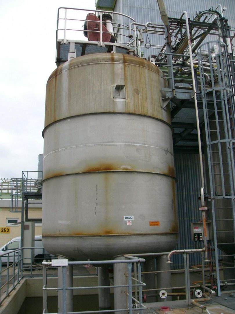 Temperierbarer Druckbehälter aus Edelstahl (V2A) (2)