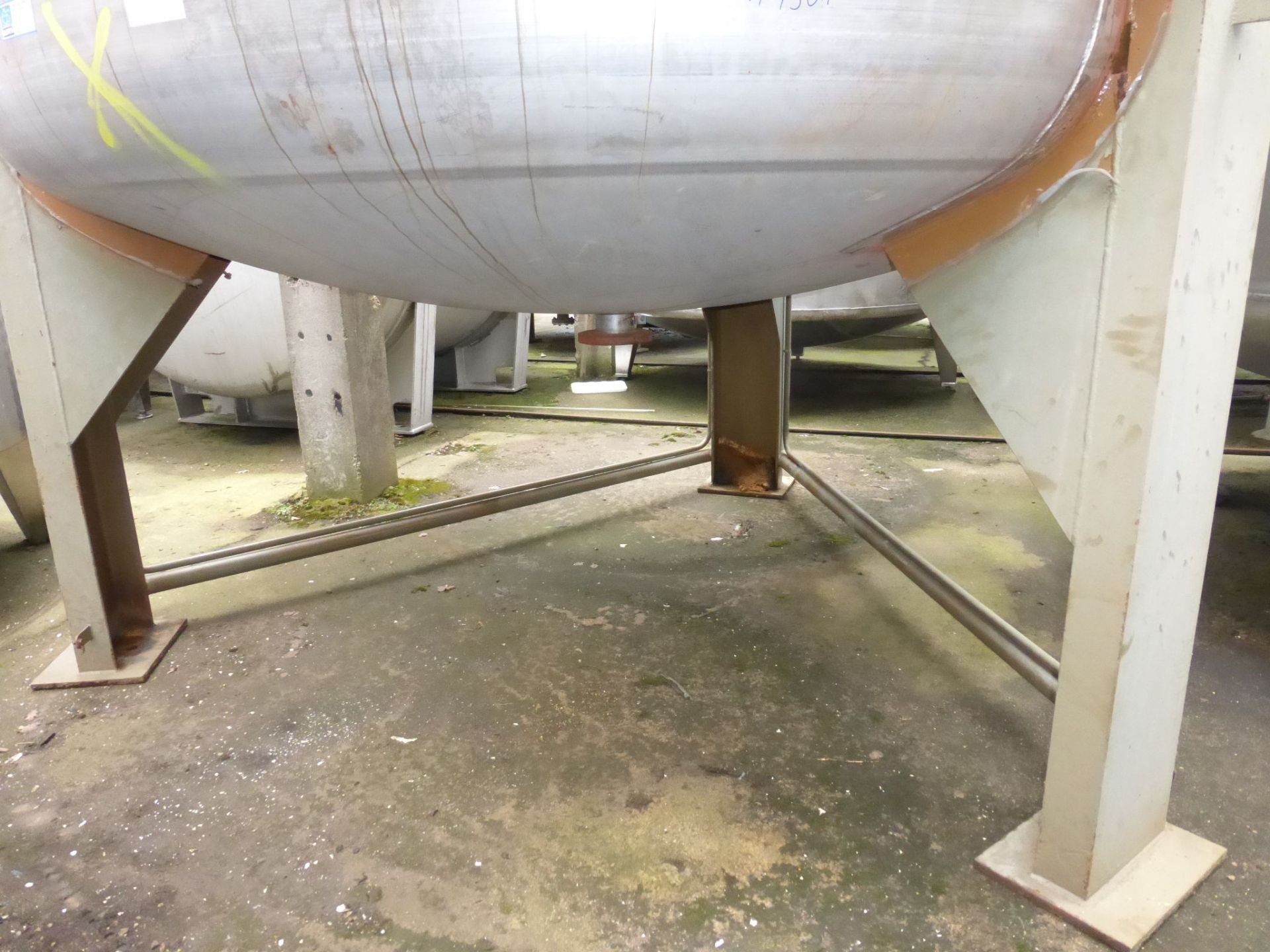 Lagerbehälter aus Edelstahl (V2A), Chemielagertank (3)