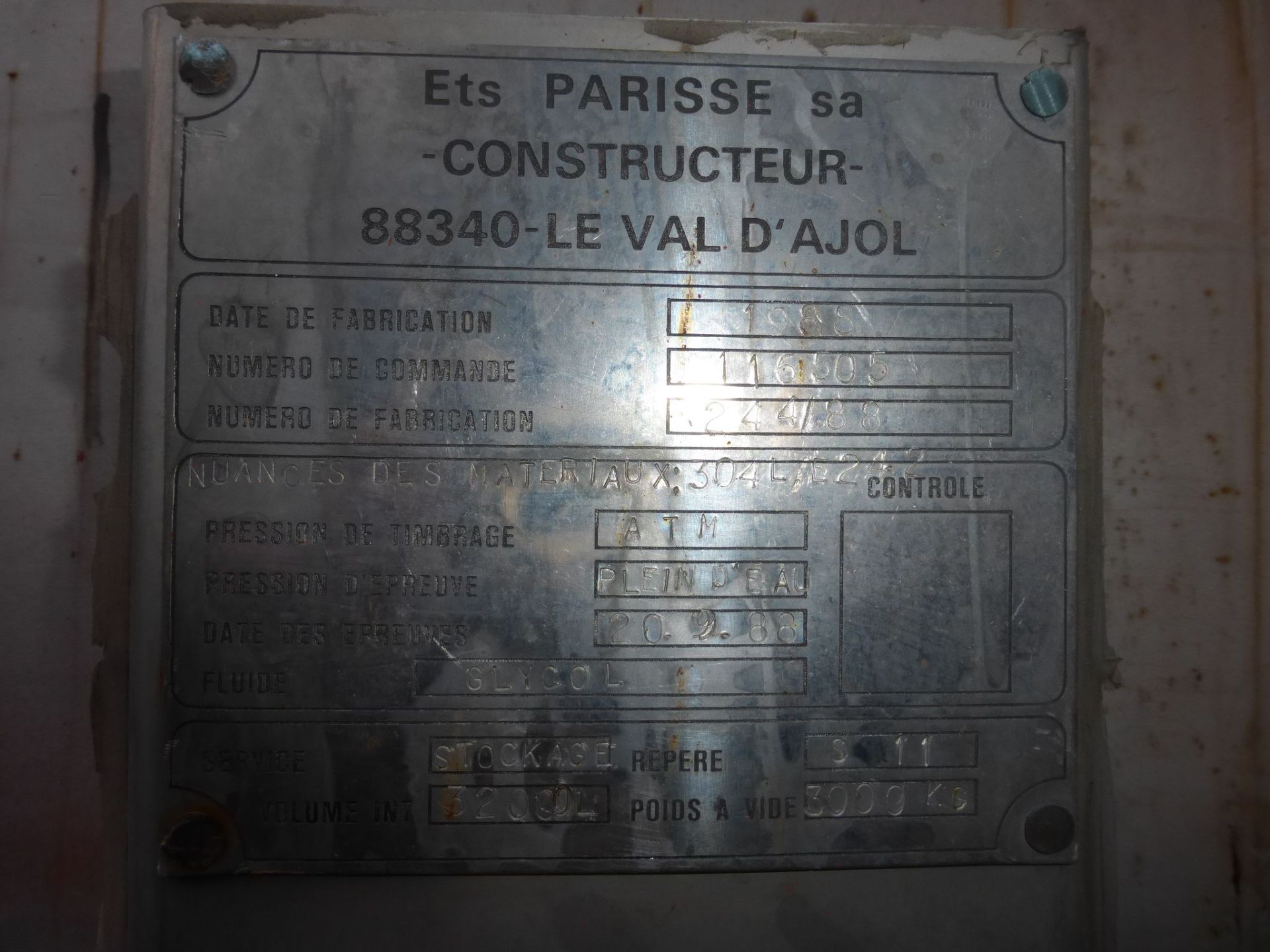 Lagerbehälter aus Edelstahl (V2A), Chemielagertank (4)