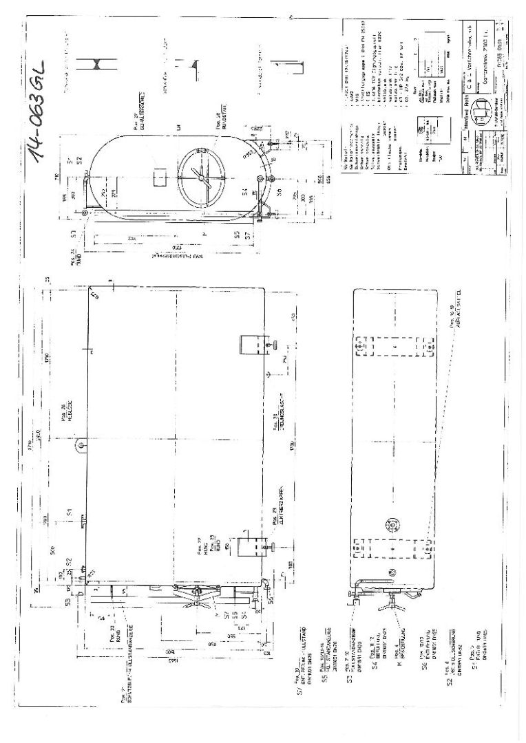 Lagerbehälter aus Edelstahl (V2A), oval (2)