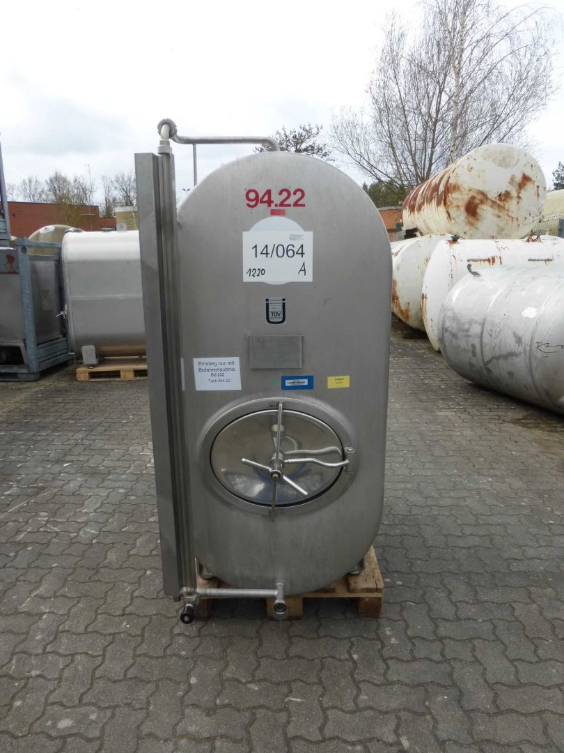 Lagerbeh&auml;lter aus Edelstahl (V2A), oval (1)