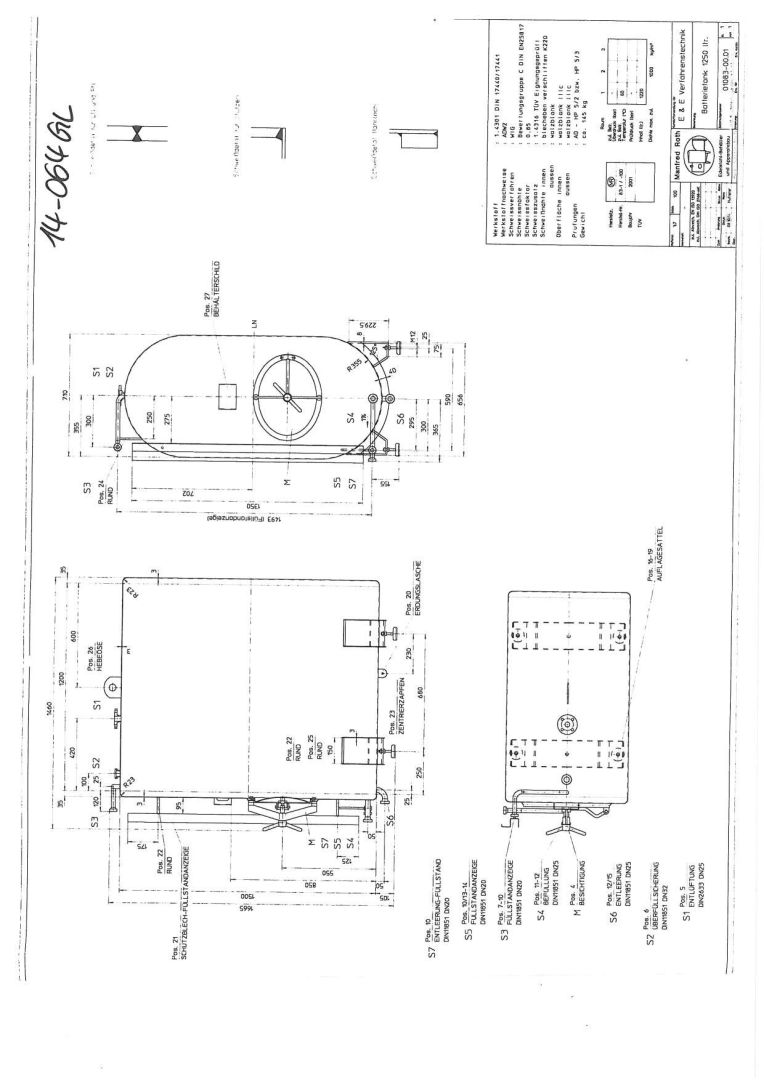 Lagerbehälter aus Edelstahl (V2A), oval (3)
