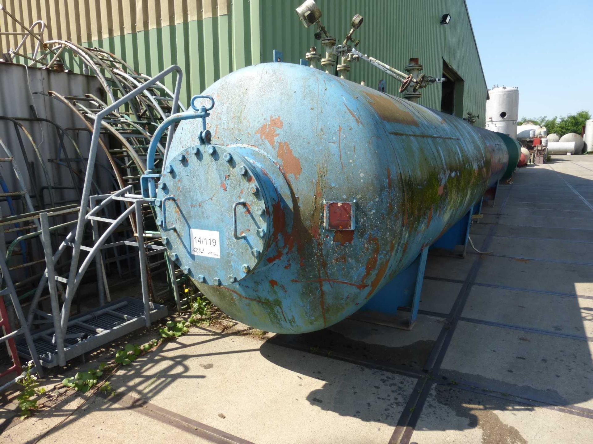 Druckbeh&auml;lter aus Stahl, liegend (1)