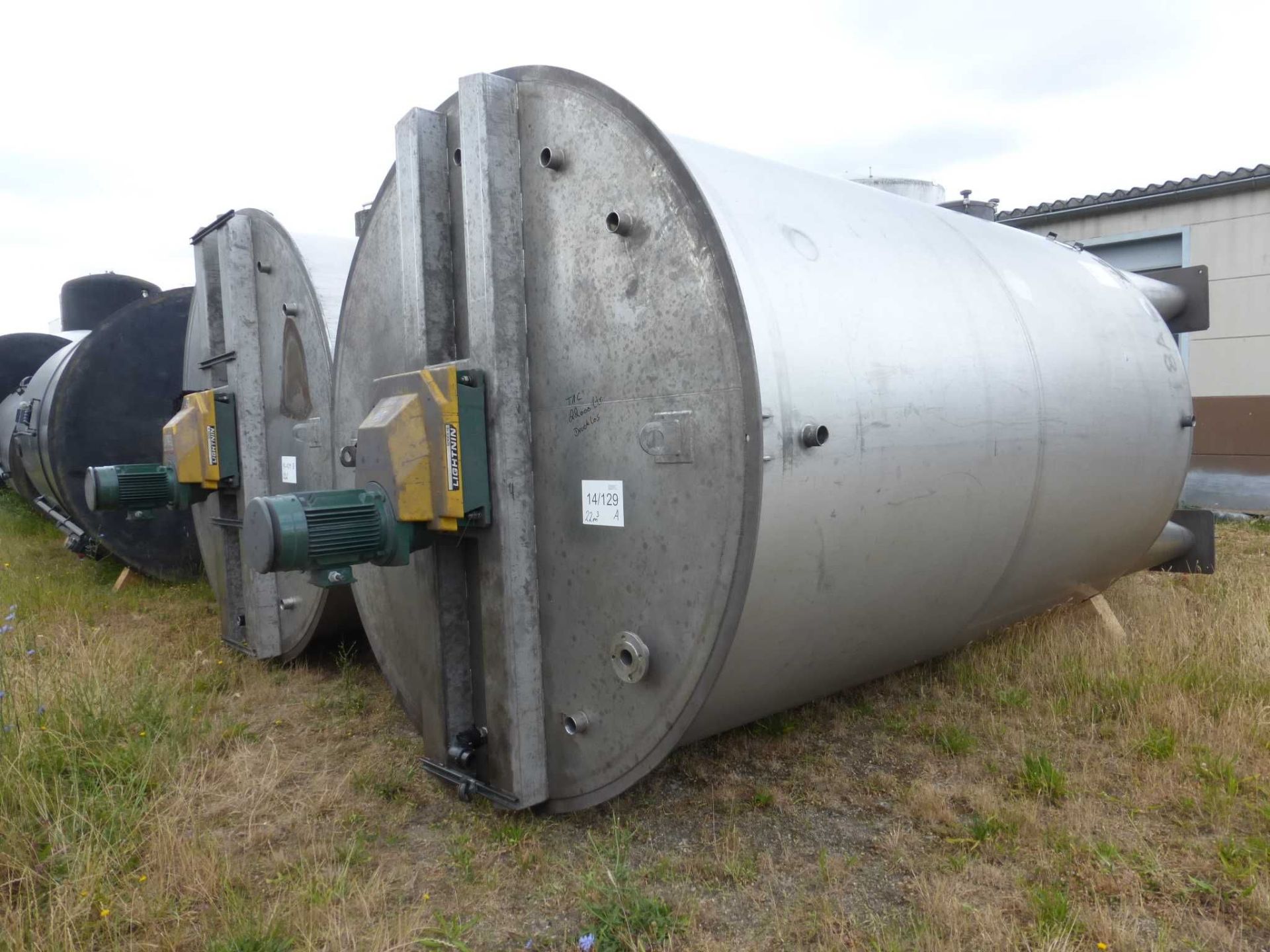 Rührwerkbehälter aus Edelstahl (V2A), WSt 1.4301 (2)