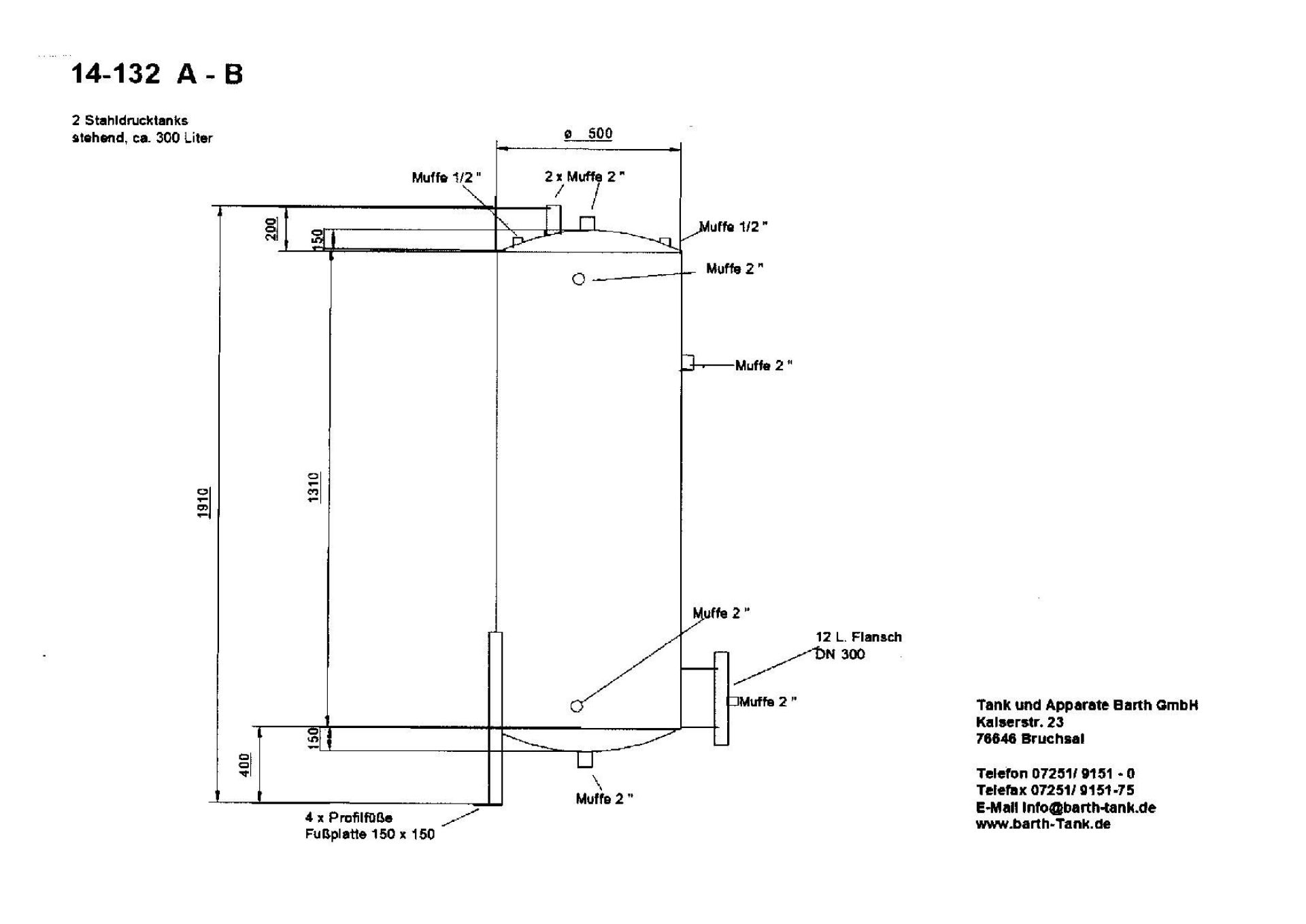 Druckbehälter aus Stahl, stehend (5)