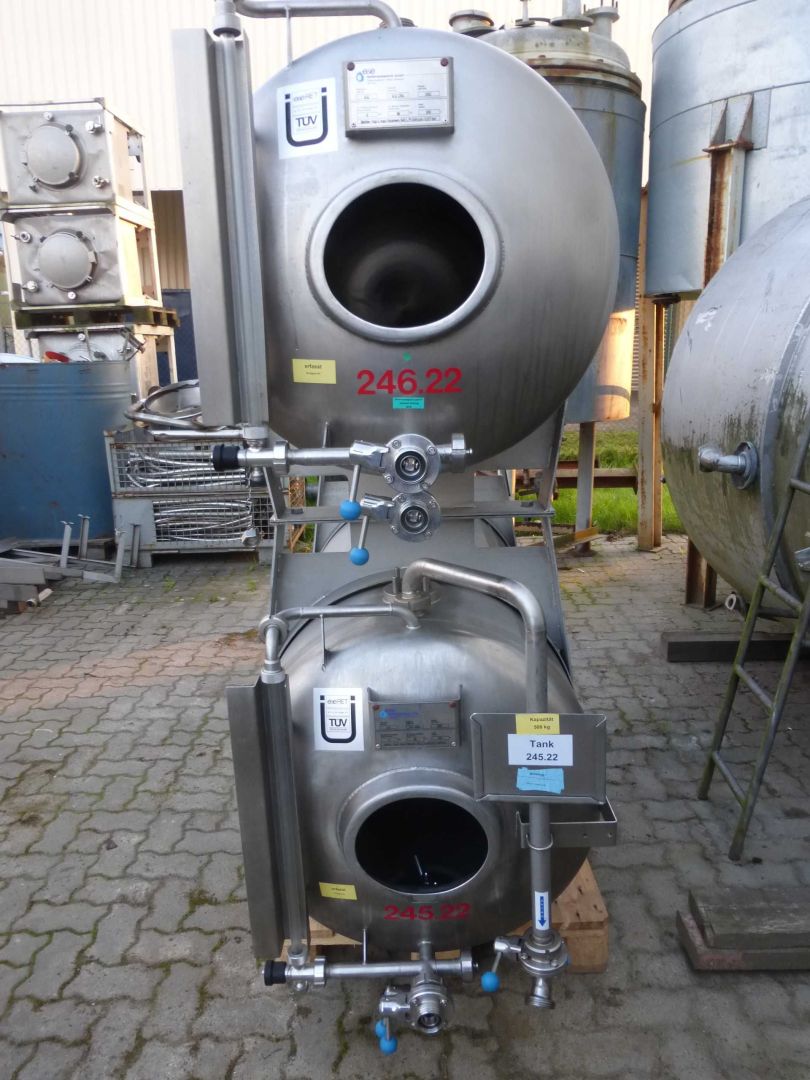 Lagerbehälter aus Edelstahl (V2A) (3)