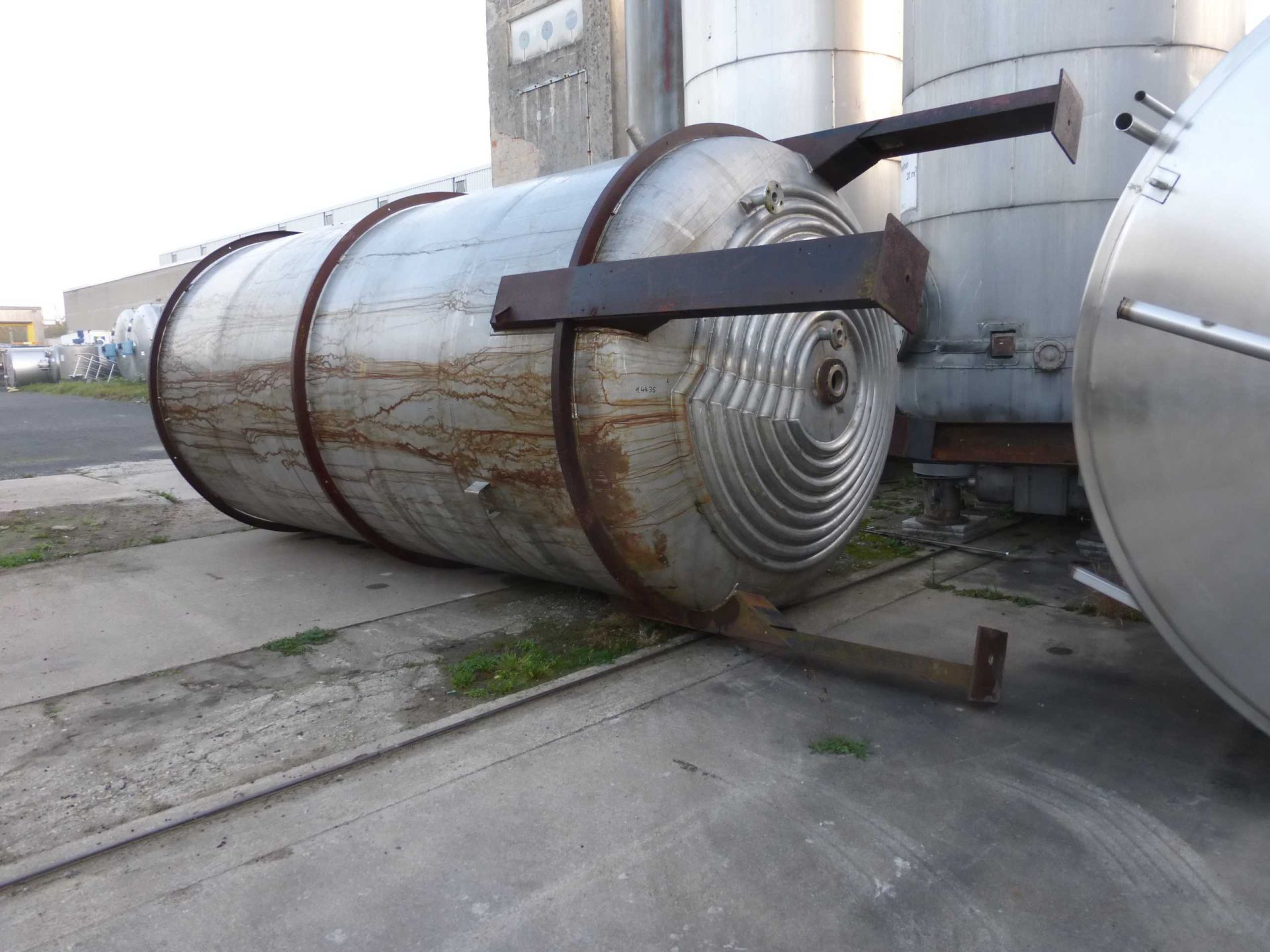 Lagerbeh&auml;lter aus Edelstahl (V4A), heizbar (1)