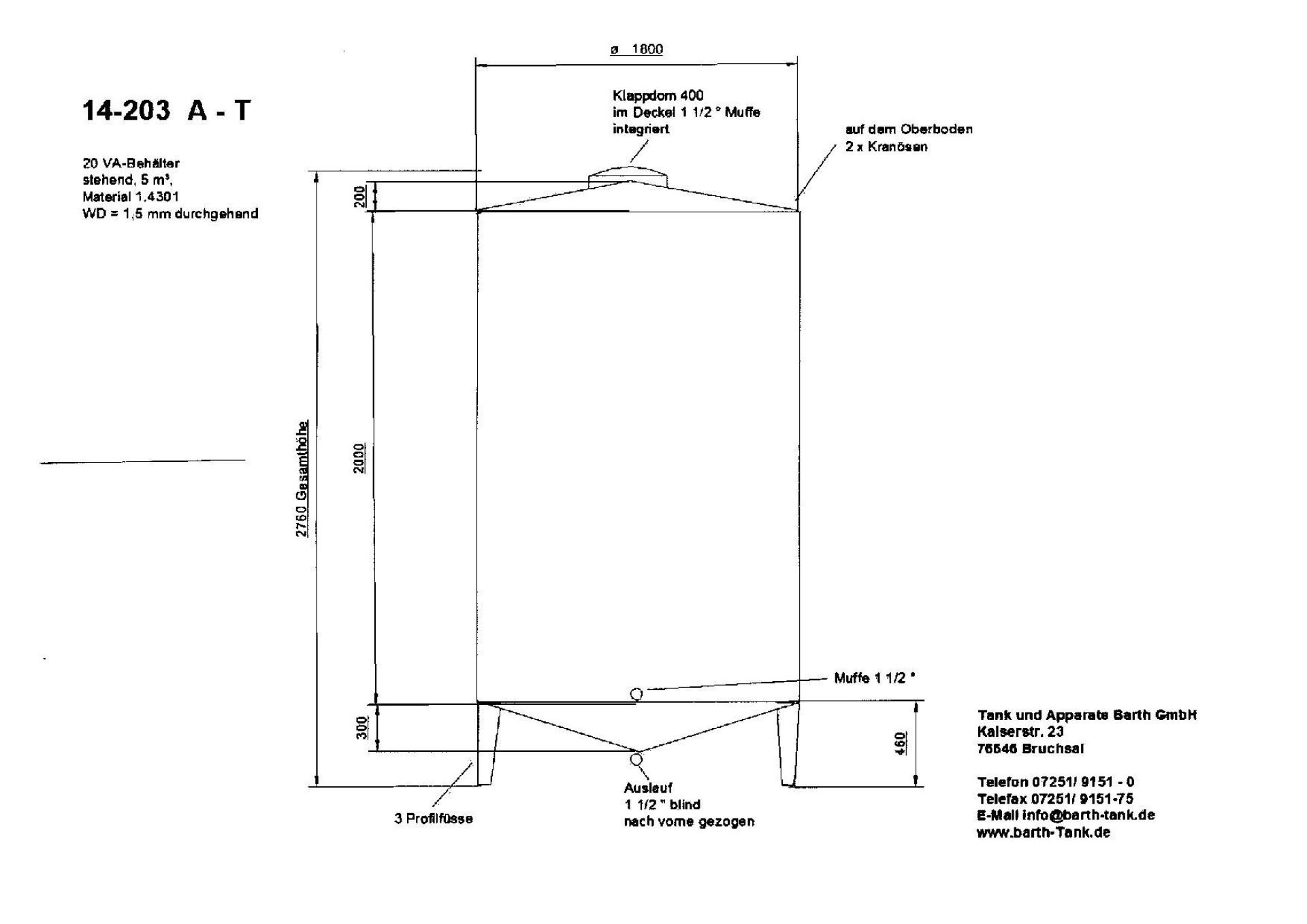 Lagerbehälter aus Edelstahl, ehem Olivenölbehälter (3)