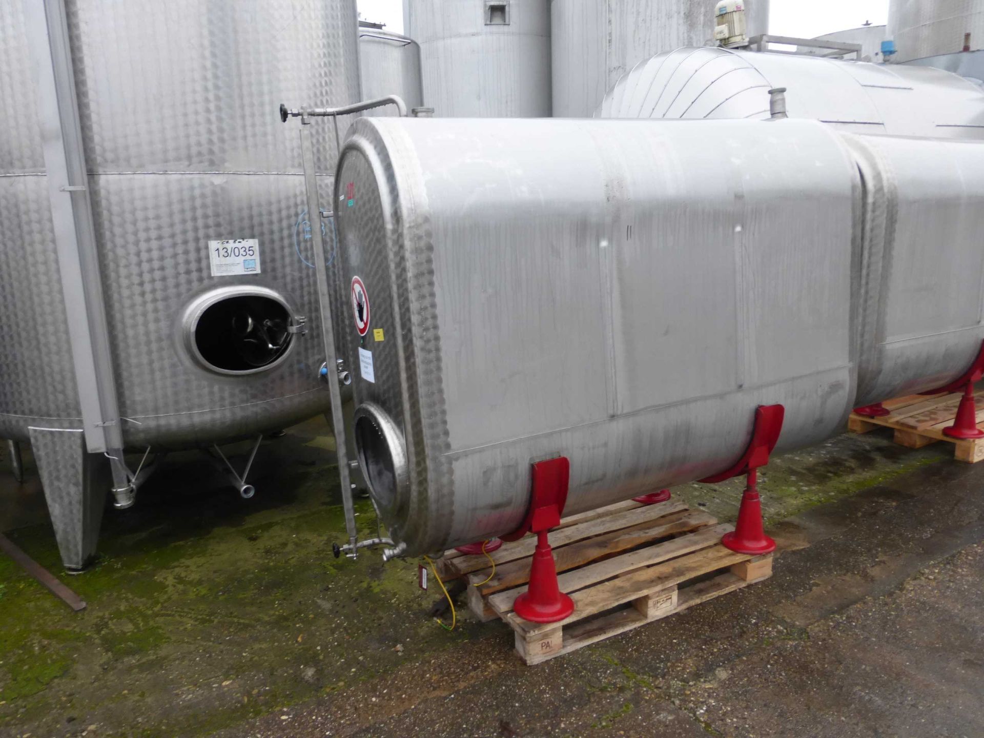 Lagerbeh&auml;lter aus Edelstahl (V2A), stehend, oval (1)