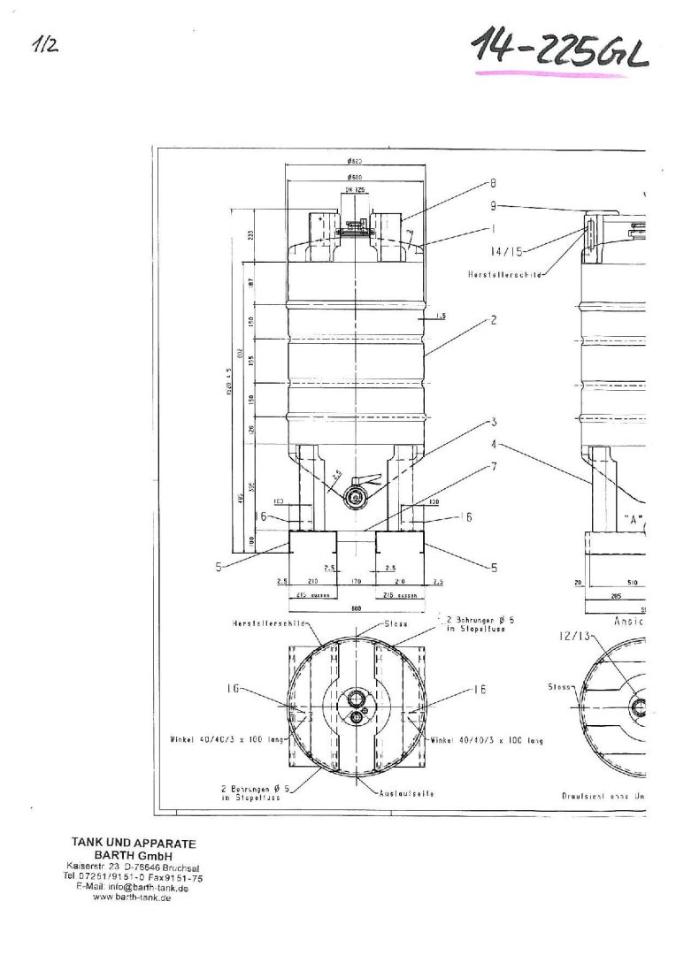 Transportbehälter aus Edelstahl (V2A) (4)