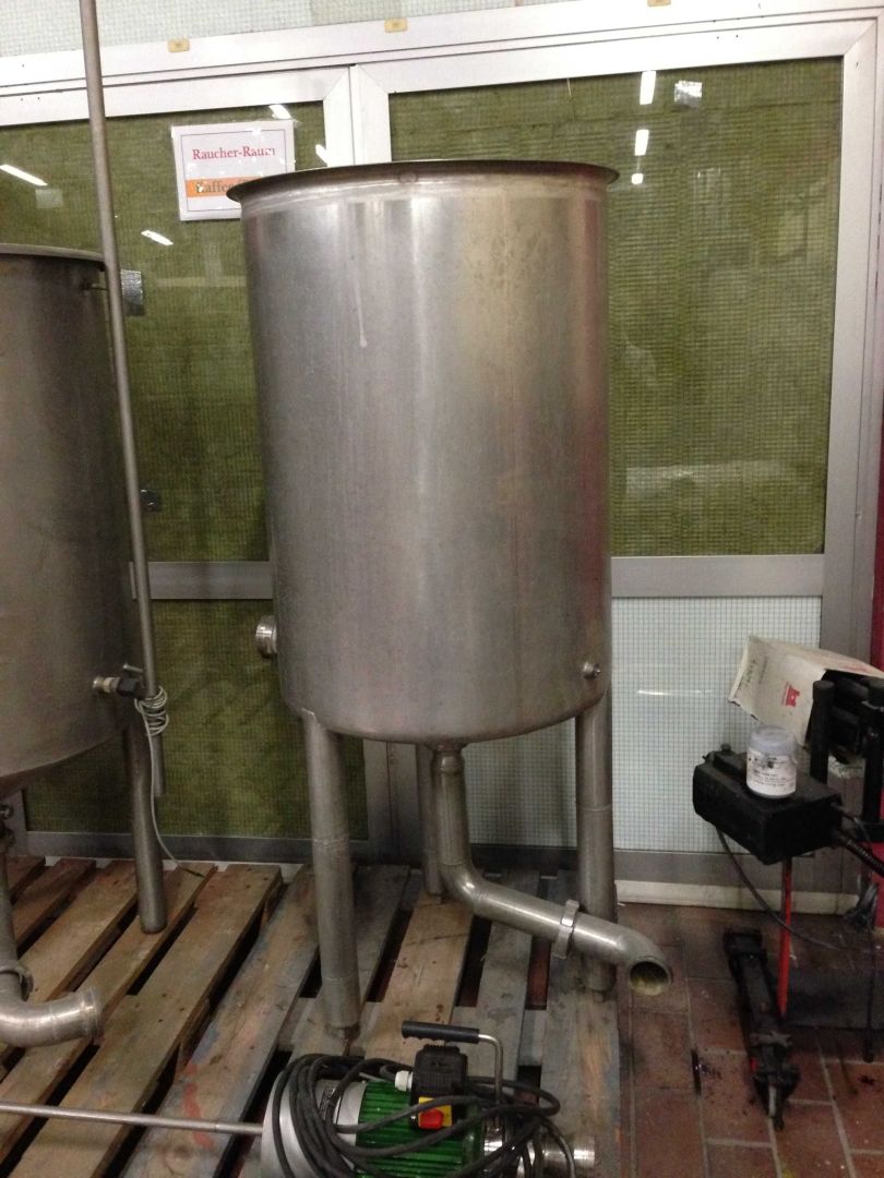 Lagerbehälter aus Edelstahl (V2A), oben offen (2)