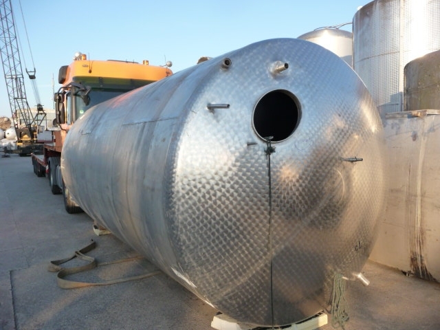 Lagerbeh&auml;lter aus Edelstahl (V2A), liegend (1)