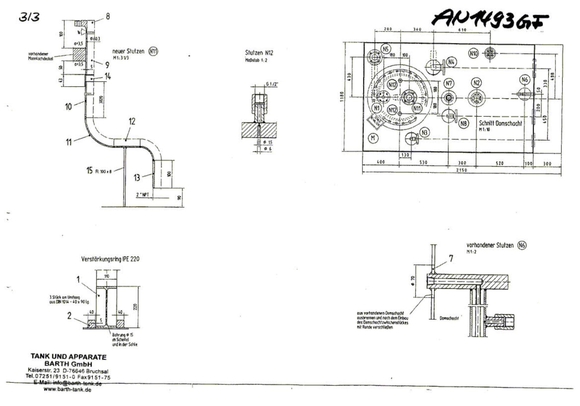 Unterirdischer Flüssiggasbehälter aus Stahl (3)