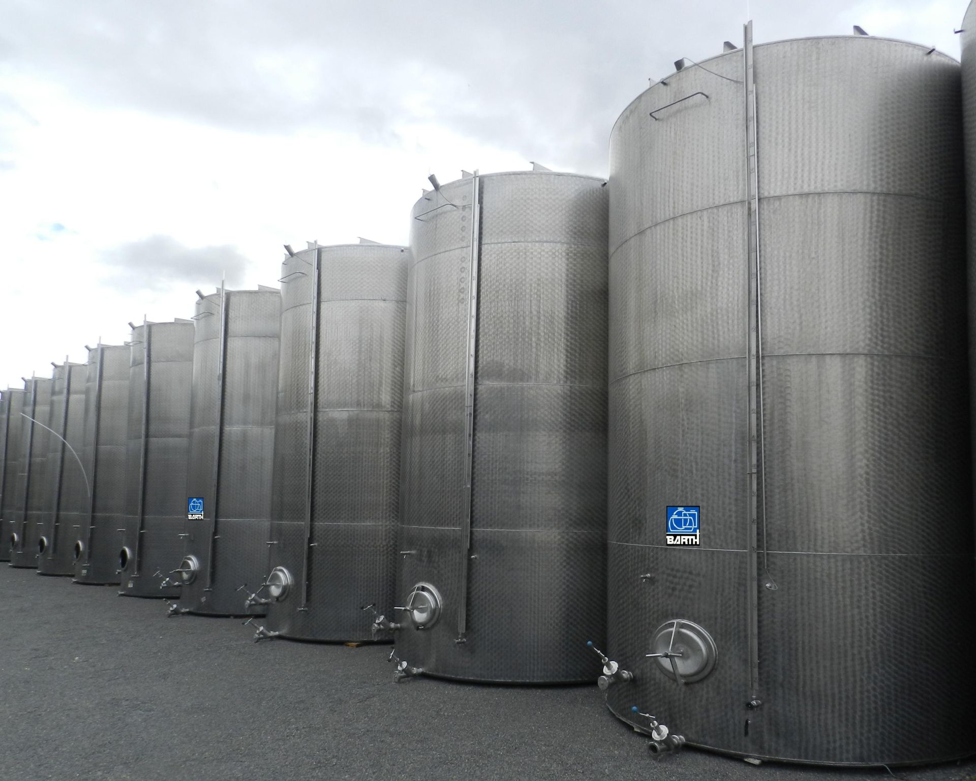 Lagerbeh&auml;lter aus Edelstahl (V2A), Weinlagertanks (1)