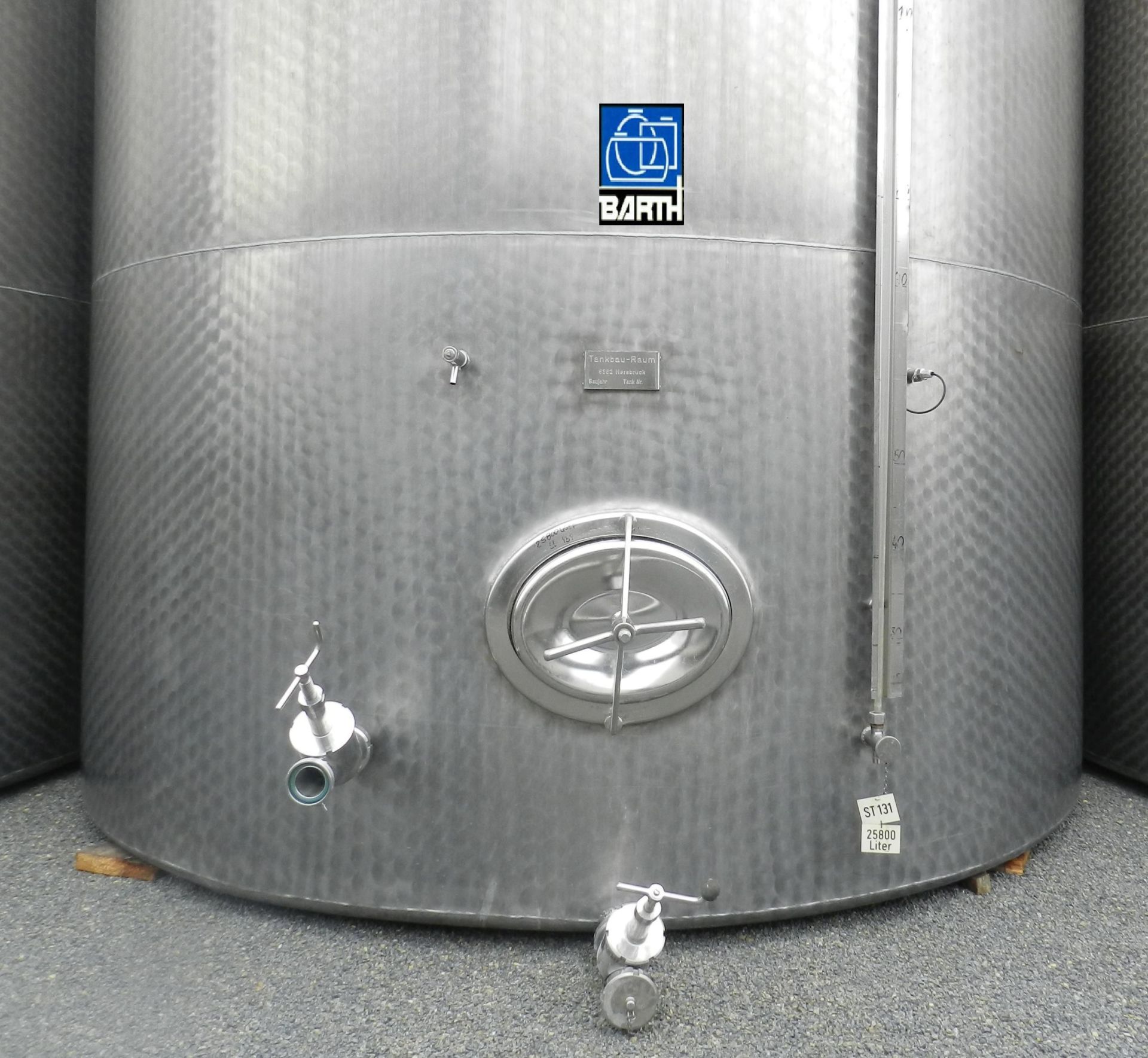Lagerbehälter aus Edelstahl (V2A), Weinlagertanks (3)