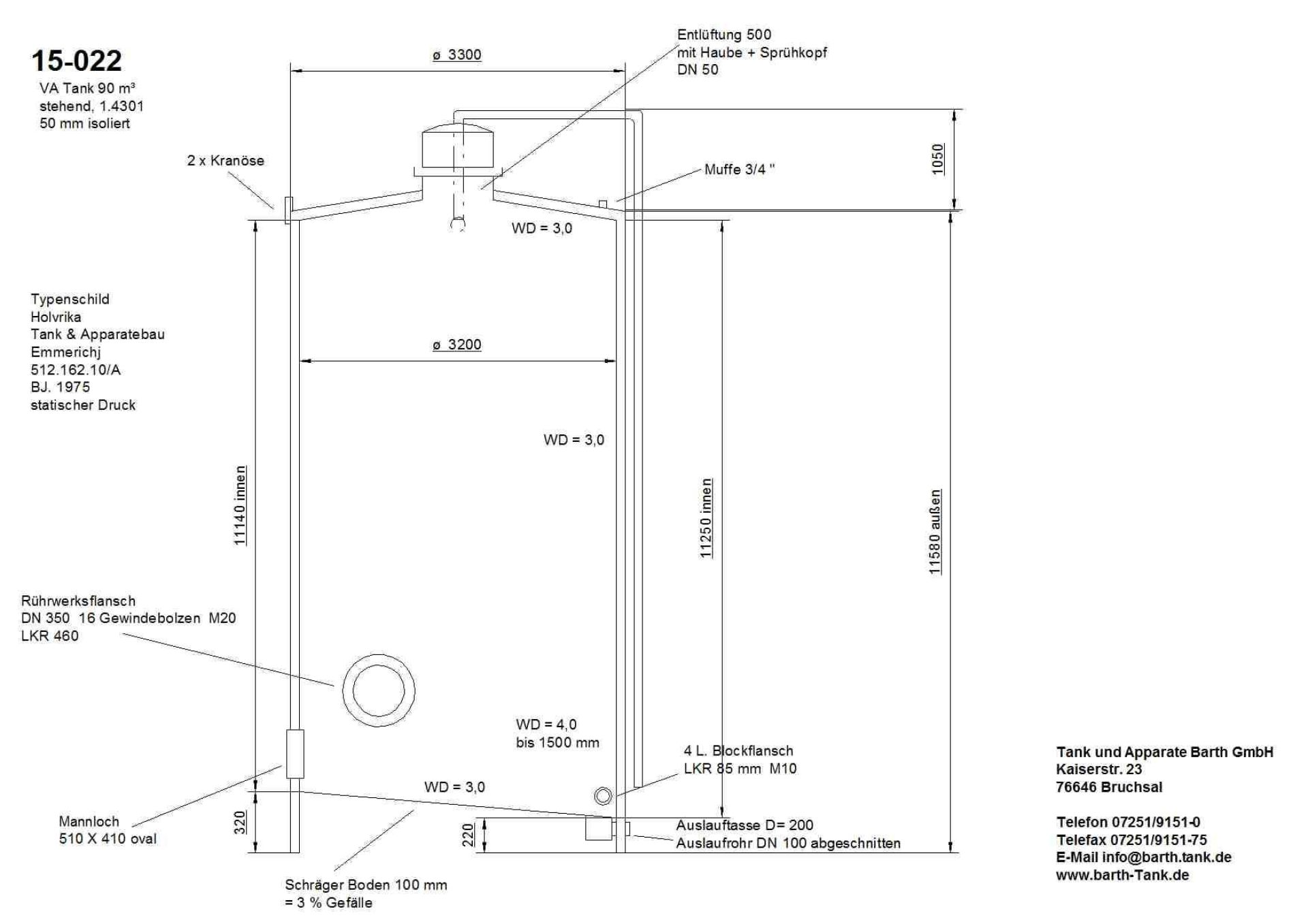 Rührwerkbehälter aus Edelstahl (V2A), isoliert (5)
