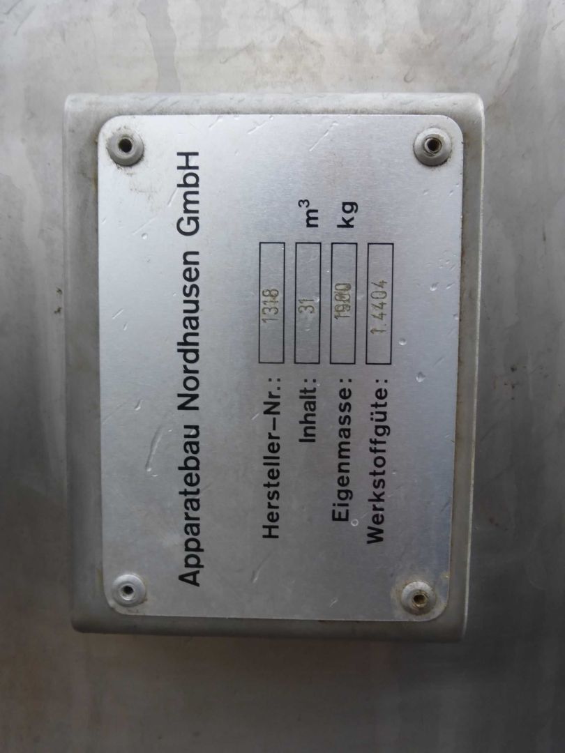 Lagerbehälter aus Edelstahl (V4A), stehend (3)