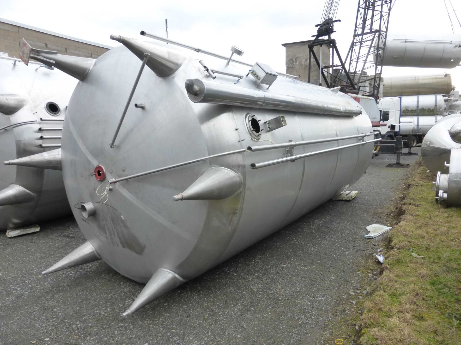 Rührwerkbehälter aus Edelstahl (V2A), WSt 1.4301 (2)