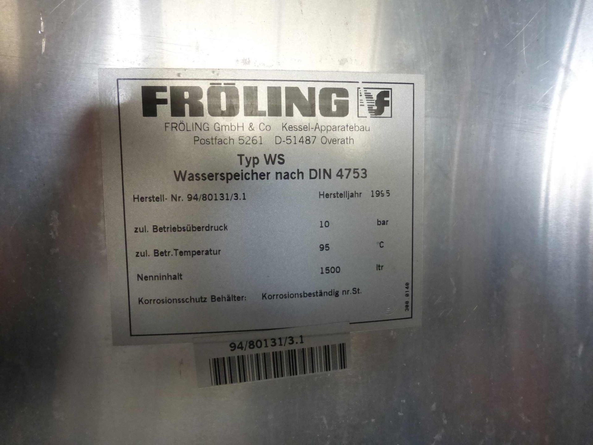 Druckbehälter aus Edelstahl (V4A), isoliert (4)