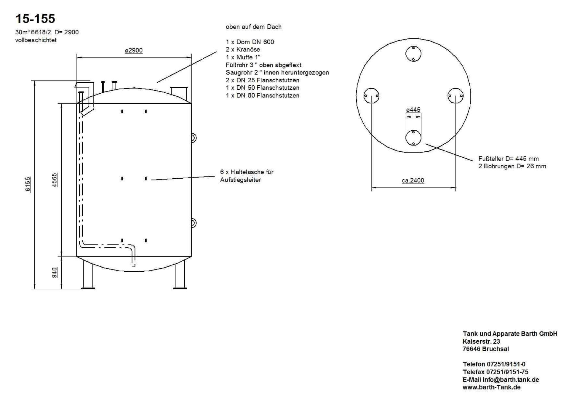 Lagerbehälter aus Stahl, nach DIN 6618/2 (5)