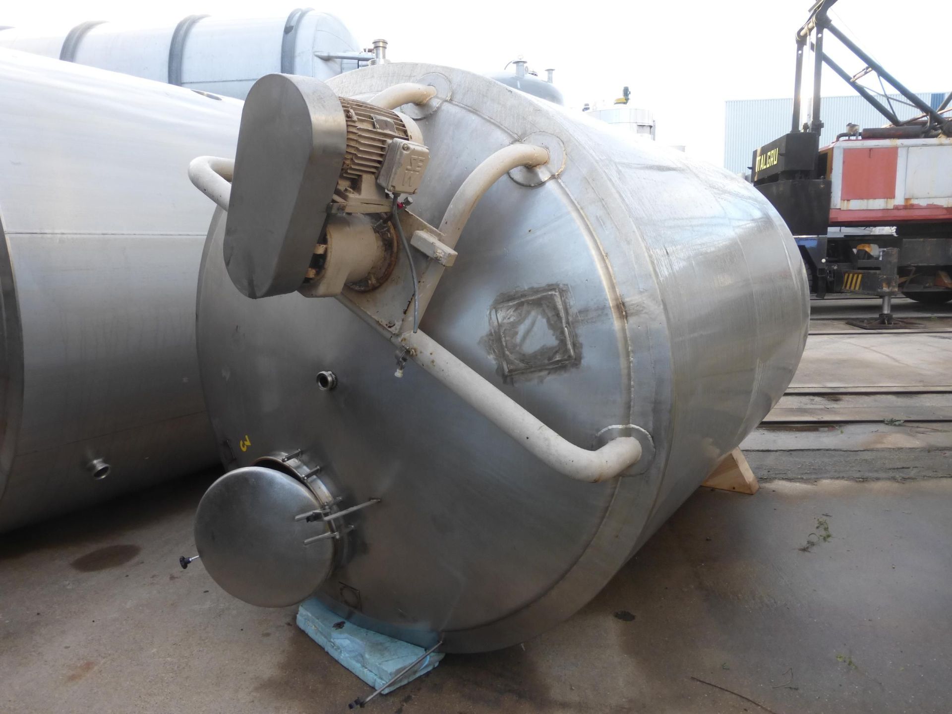 Rührwerkbehälter aus Edelstahl, heiz-/kühlbar (3)