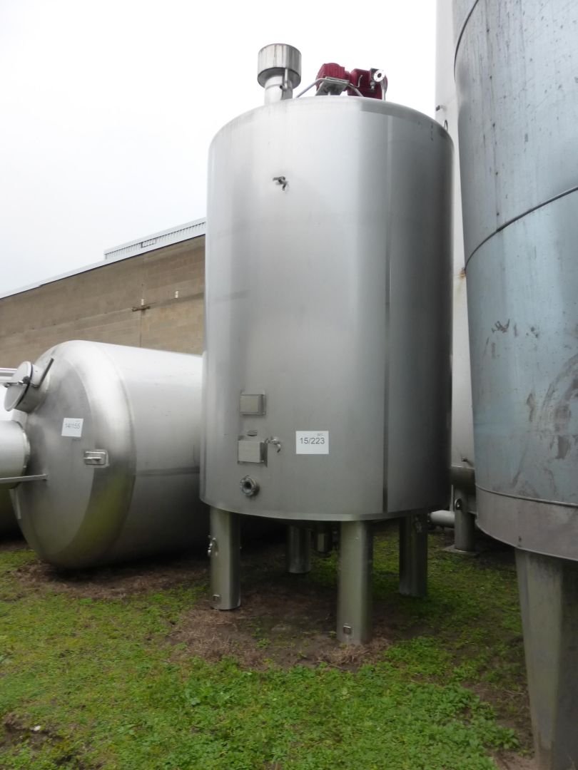 Rührwerkbehälter aus Edelstahl, isoliert, IIIc (4)