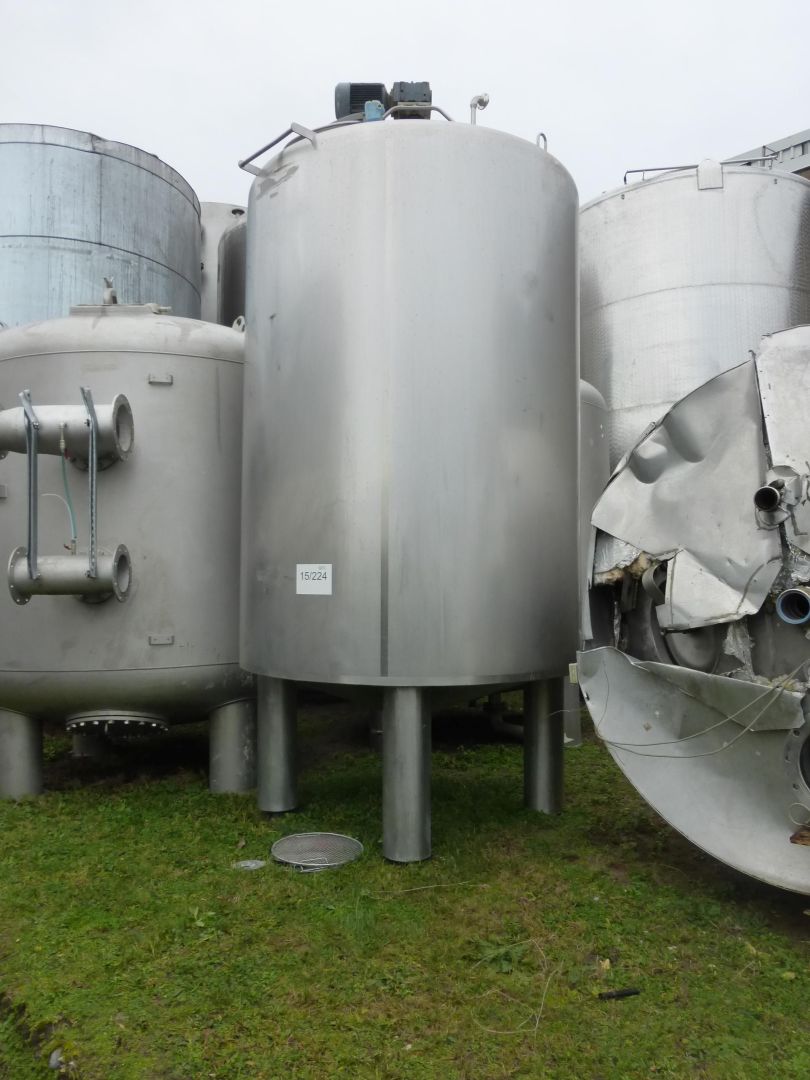 Rührwerkbehälter aus Edelstahl, isoliert, IIIc (5)