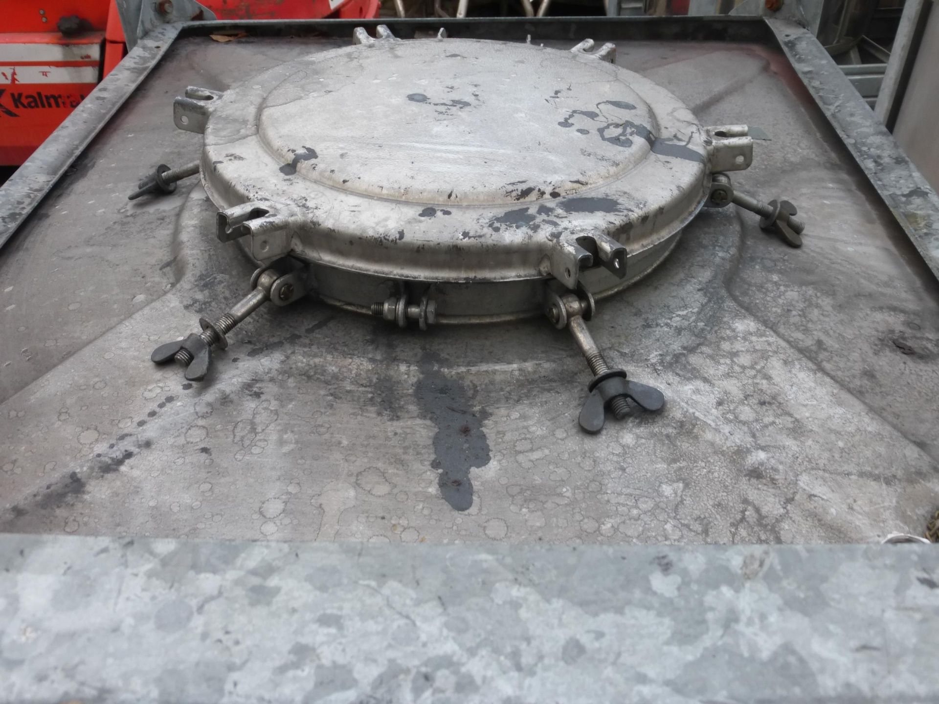 Transportbehälter aus Edelstahl (V2A), kubisch (3)