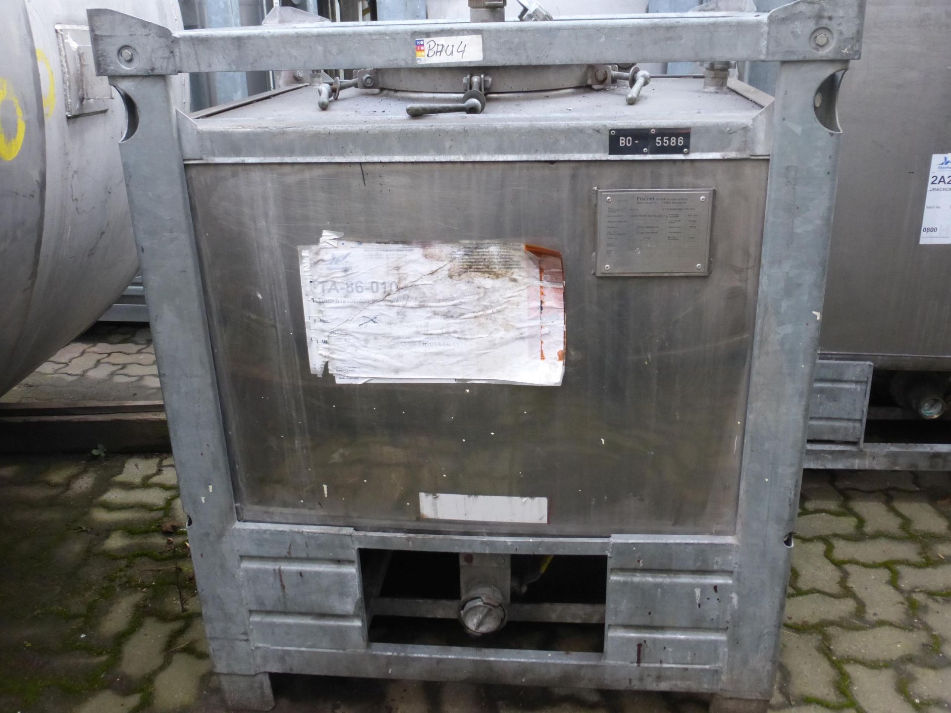 Transportbeh&auml;lter aus Edelstahl (V2A), kubisch (1)