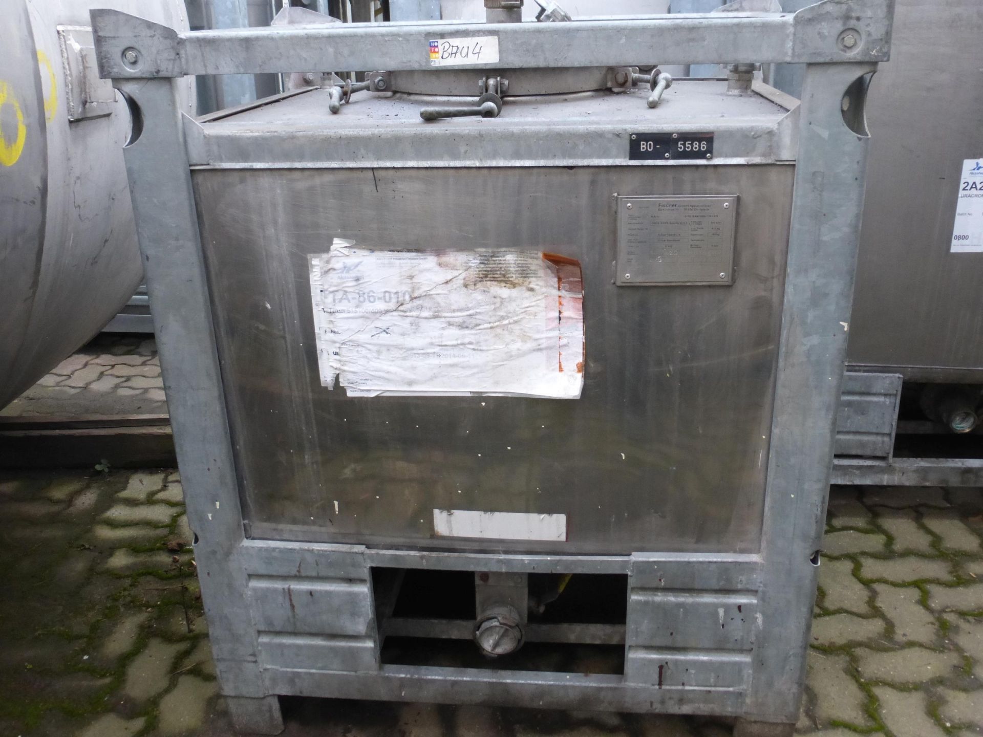 Transportbeh&auml;lter aus Edelstahl (V2A), kubisch (1)