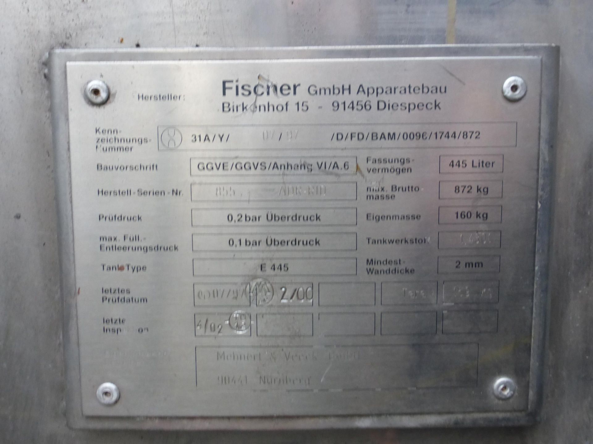 Transportbehälter aus Edelstahl (V2A), kubisch (3)