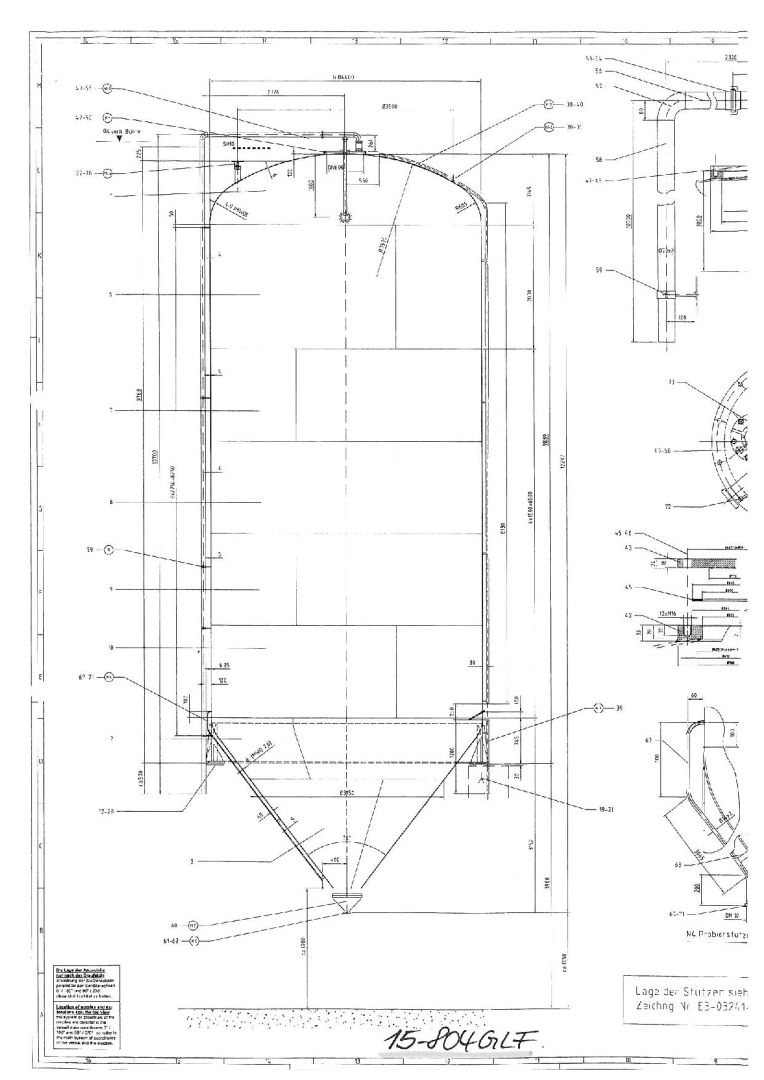 Druckbeh&auml;lter aus Stahl, innen munkadurbeschichtet (1)