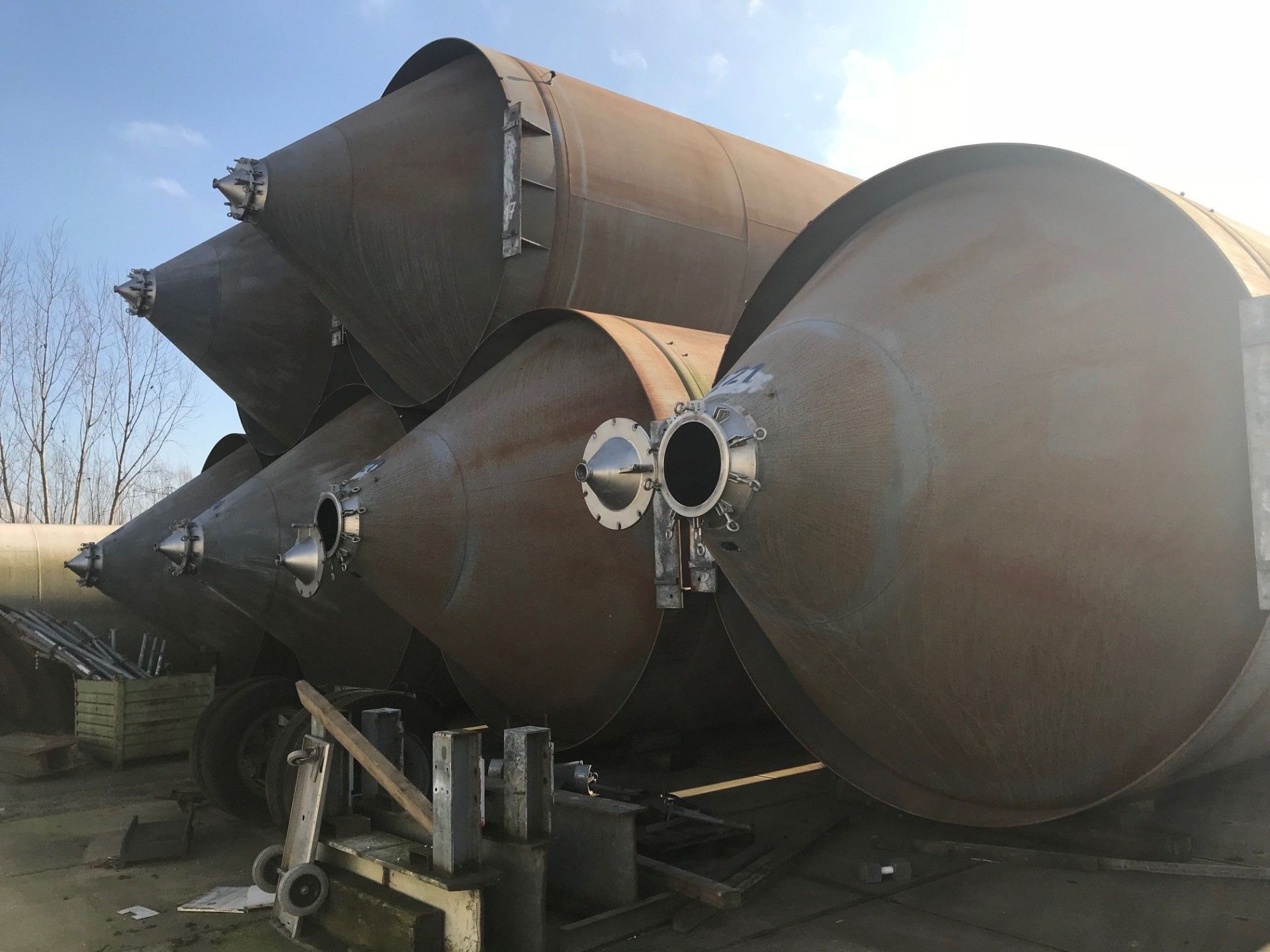 Druckbehälter aus Stahl, innen munkadurbeschichtet (5)